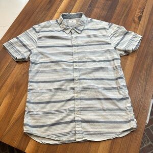 Quiksilver Men’s Striped Botton-Down Woven